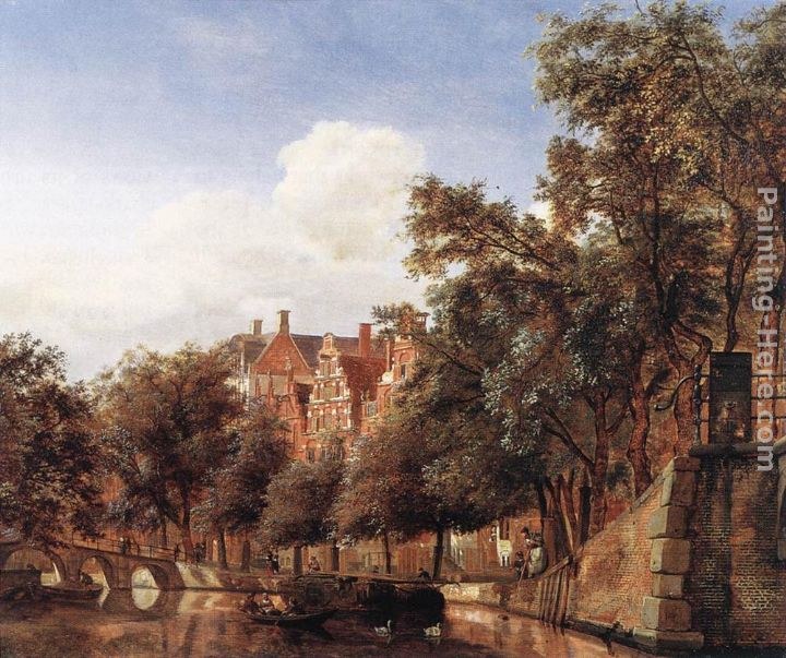 Jan van der Heyden View of the Herengracht, Amsterdam